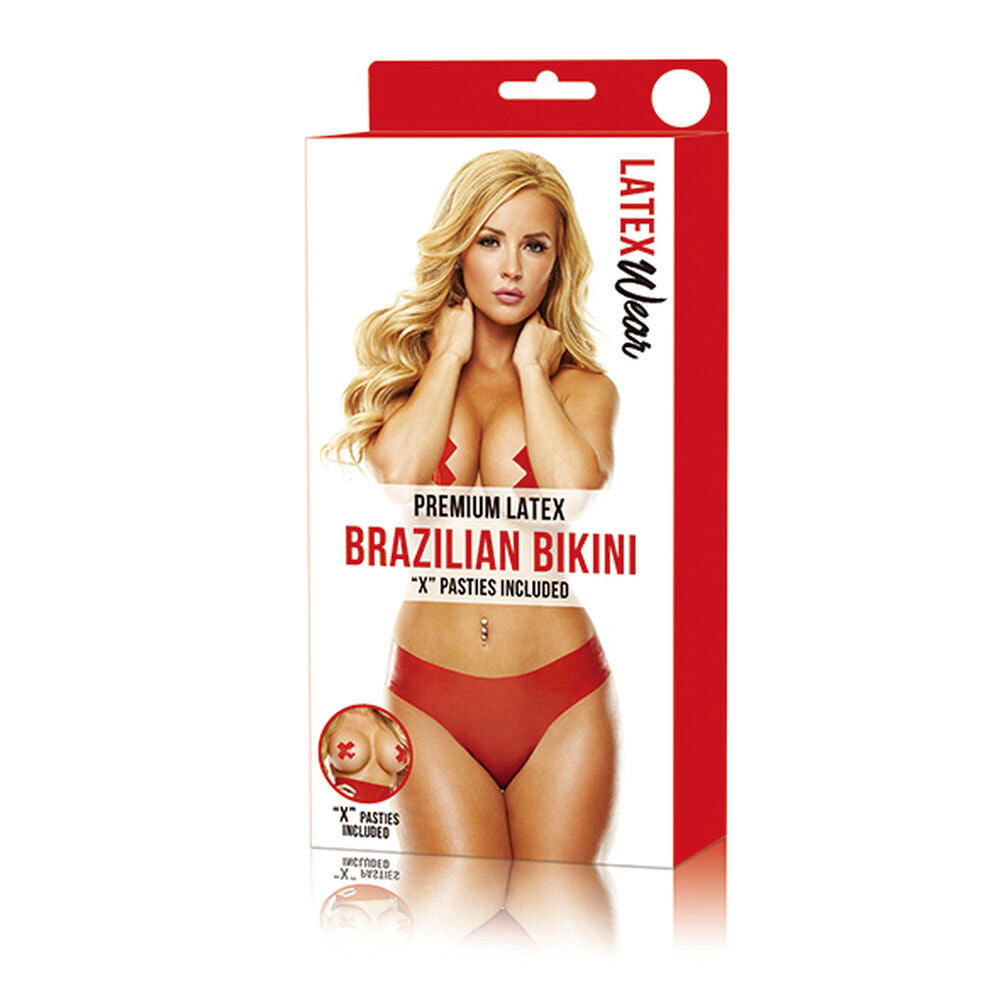 Panties LatexWear Brazilian Red