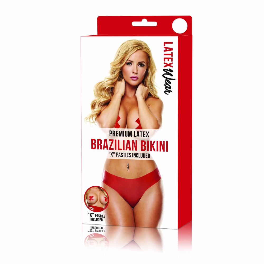 Panties LatexWear Brazilian Red